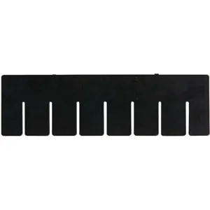 QUANTUM STORAGE SYSTEMS DS92035CO Short Divider 16-1/2 x 10-7/8 Inch Black - Pack Of 6 | AA3KEC 11M581