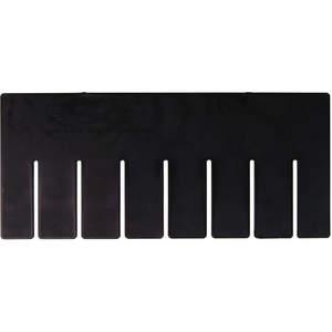QUANTUM STORAGE SYSTEMS DL91050CO Long Divider 10-7/8 x 8-1/4 Inch Black - Pack Of 6 | AA3KDP 11M569