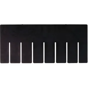 QUANTUM STORAGE SYSTEMS DL91050CO Long Divider 10-7/8 x 8-1/4 Inch Black - Pack Of 6 | AA3KDP 11M569