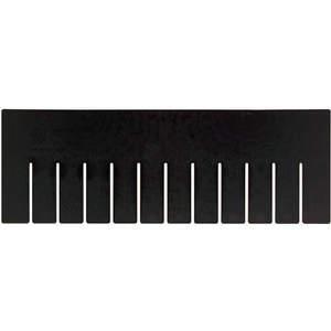 QUANTUM STORAGE SYSTEMS DL92060CO Long Divider 16-1/2 x 10-7/8in Black - Pack Of 6 | AA3KDR 11M571