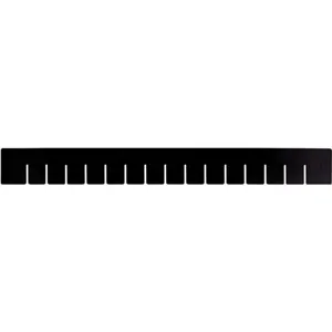 QUANTUM STORAGE SYSTEMS DL93030CO Long Divider 22-1/2 x 17-1/2 Inch Black - Pack Of 6 | AA3KDU 11M573