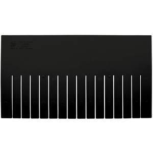 QUANTUM STORAGE SYSTEMS DL93120CO Long Divider 22-1/2 x 17-1/2 Inch Black - Pack Of 6 | AA3KDX 11M576