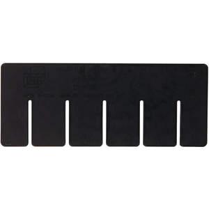 QUANTUM STORAGE SYSTEMS DS91035CO Short Divider 10-7/8 x 8-1/4in Black - Pack Of 6 | AA3KEA 11M579