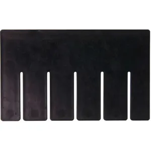 QUANTUM STORAGE SYSTEMS DS91050CO Short Divider 10-7/8 x 8-1/4in Black - Pack Of 6 | AA3KEB 11M580