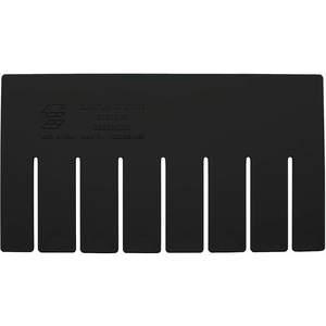 QUANTUM STORAGE SYSTEMS DS92060CO Short Divider 16-1/2 x 10-7/8 Inch Black - Pack Of 6 | AA3KED 11M582