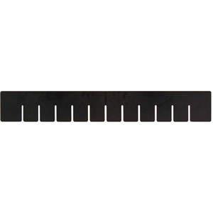 QUANTUM STORAGE SYSTEMS DS93030CO Short Divider 22-1/2 x 17-1/2 Inch Black - Pack Of 6 | AA3KEF 11M584