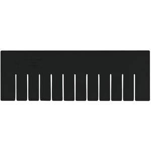 QUANTUM STORAGE SYSTEMS DS93060CO Short Divider 15-3/4 x 5-1/4 Inch Black - Pack Of 6 | AA3KEG 11M585