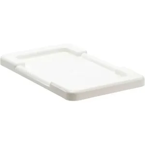 QUANTUM STORAGE SYSTEMS LID2417WT Lid Cross Stack Tote 23.75 x 17.25 White | AA3KFK 11M612