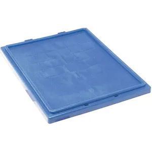 QUANTUM STORAGE SYSTEMS LID191BL Tote Box Lid 15-1/2l x 19-1/2w Blue | AF4ZPK 9TA49