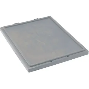 QUANTUM STORAGE SYSTEMS LID191GY Tote Box Lid 15-1/2l x 19-1/2l x Gray | AF4UZF 9LC14