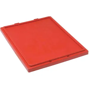 QUANTUM STORAGE SYSTEMS LID191RD Tote Box Lid 15-1/2l x 19-1/2w Red | AF4PBK 9E076