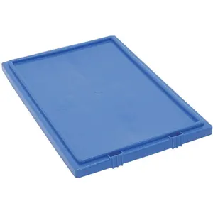 QUANTUM STORAGE SYSTEMS LID201BL Tote Box Lid 12-3/8l x 17-7/8w Blue | AF3UUK 8DFK0