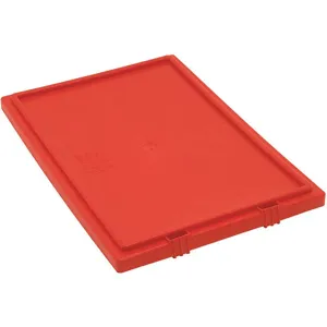 QUANTUM STORAGE SYSTEMS LID201RD Tote Box Lid 12-3/8l x 17-7/8w Red | AF6CUZ 9WXE2