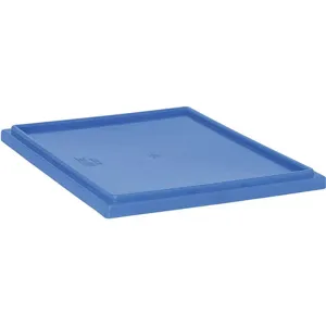 QUANTUM STORAGE SYSTEMS LID231BL Tote Box Lid 18-1/4l x 20-7/8w Blue | AF3UUL 8DFK1