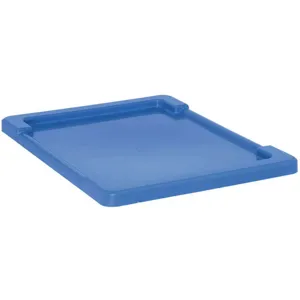 QUANTUM STORAGE SYSTEMS LID2417BL Lid Cross Stack Tote 23.75 x 17.25 Blue | AA3KFH 11M610