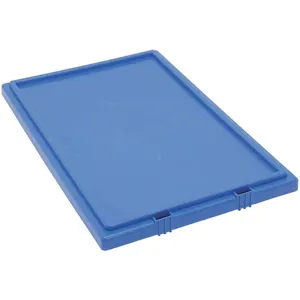 QUANTUM STORAGE SYSTEMS LID241BL Tote Box Lid 14-1/4l x 20-7/8w Blue | AF4PXW 9F418