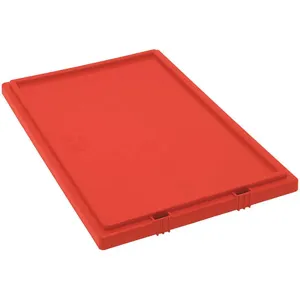 QUANTUM STORAGE SYSTEMS LID241RD Tote Box Lid 14-1/4 Inch Length Red | AF4UZG 9LC15