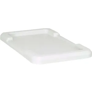 QUANTUM STORAGE SYSTEMS LID2516-8WT Lid Cross Stack Tote 25.125 x 16 White | AA3KFN 11M615