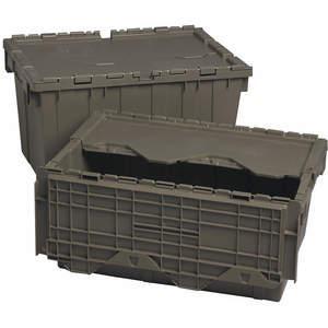 QUANTUM STORAGE SYSTEMS QDC2012-7 Attached Lid Container 1.17 Cu Feet Gray | AF3RZW 8CP01