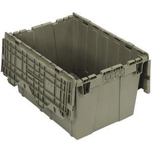 QUANTUM STORAGE SYSTEMS QDC2115-12 Attached Lid Container 1.67 Cu Feet Gray | AF3RZX 8CP02