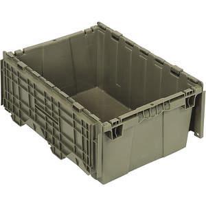 QUANTUM STORAGE SYSTEMS QDC2115-9 Attached Lid Container 1.27 Cu Feet Gray | AF4LJN 9AD58