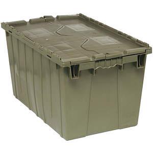 QUANTUM STORAGE SYSTEMS QDC2515-14 Attached Lid Container 2.20 Cu Feet Gray | AF4PXV 9F403