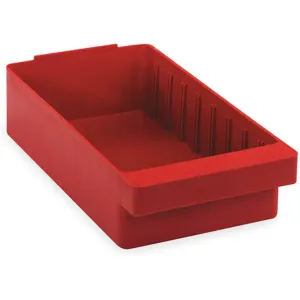 QUANTUM STORAGE SYSTEMS QED401RD Drawer Bin 11-5/8 x 5-9/16 x 2-5/8in Red | AC2KKN 2KWA8