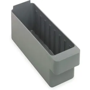 QUANTUM STORAGE SYSTEMS QED501GY Drawer Bin 11-5/8 x 3-3/4 x 4-5/8in Gray | AC2KKQ 2KWB1