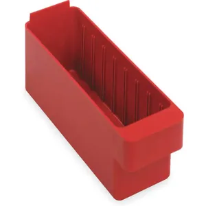 QUANTUM STORAGE SYSTEMS QED501RD Drawer Bin 11-5/8 x 3-3/4 x 4-5/8 Inch Red | AC2KKR 2KWB2