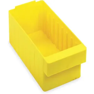 QUANTUM STORAGE SYSTEMS QED601YL Drawer Bin 11-5/8 x 5-9/16 x 4-5/8 Inch Yellow | AC2KKT 2KWB3