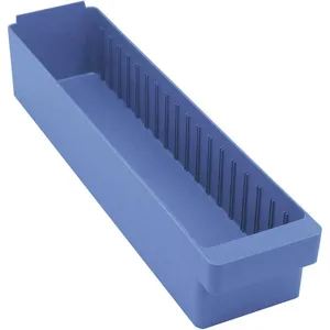 QUANTUM STORAGE SYSTEMS QED603BL Drawer Bin 23-7/8 x 5-9/16 x 4-5/8 Inch Blue | AB2TUD 1NTT7