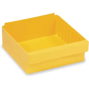 QUANTUM STORAGE SYSTEMS QED606YL Drawer Bin 17-5/8 x 8-3/8 x 4-5/8 Inch Yellow | AC2KLJ 2KWC9