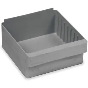 QUANTUM STORAGE SYSTEMS QED801GY Drawer Bin 11-5/8 x 11-1/8 x 4-5/8 Inch Gray | AC2KLA 2KWC1