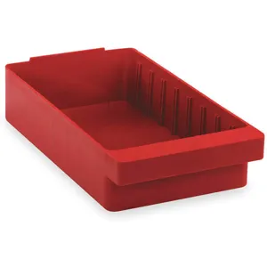 QUANTUM STORAGE SYSTEMS QED801RD Drawer Bin 11-5/8 x 11-1/8 x 4-5/8in Red | AC2KLB 2KWC2