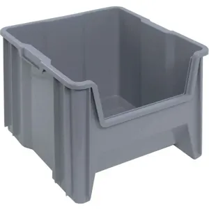 QUANTUM STORAGE SYSTEMS QGH800GY Bin 17-1/2 Inch Length 16-1/2 Inch Width Gray | AA3KGD 11M630