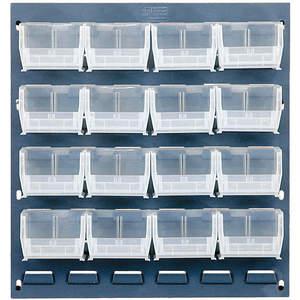 QUANTUM STORAGE SYSTEMS QLP-1819-220-16CL Louvered Panel 18 x 8 x 19 Inch Clear | AA2EDR 10E928