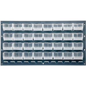 QUANTUM STORAGE SYSTEMS QLP-3619-220-32CL Louvered Panel 36 x 8 x 19 Inch Clear | AA2EDV 10E931