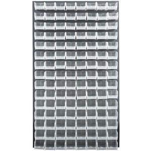 QUANTUM STORAGE SYSTEMS QLP-3661-220-120CL Louvered Panel 36 x 8 x 61 Inch Clear | AA2EDX 10E933