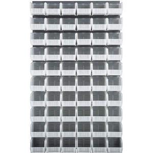 QUANTUM STORAGE SYSTEMS QLP-3661-230-60CL Louvered Panel 36 x 11 x 61 Inch Clear | AA2EDY 10E934