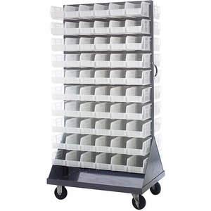 QUANTUM STORAGE SYSTEMS QMD-36H-230CL Mobile Louvered Floor Rack 36 x 25 x 72 In | AA2EEM 10E960