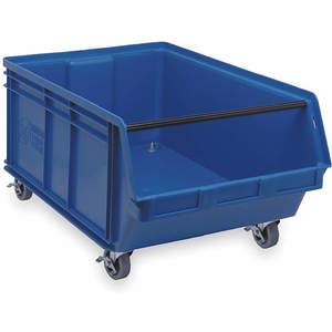 QUANTUM STORAGE SYSTEMS QMS843MOBBL Mobile Bin 29 Inch Length 18-3/8 Inch Width Blue | AB3VDT 1VH61