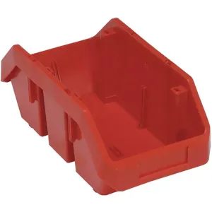 QUANTUM STORAGE SYSTEMS QP1265RD Cross-stacking Bin 12-1/2 Inch Length Red | AC6HPW 33Z273