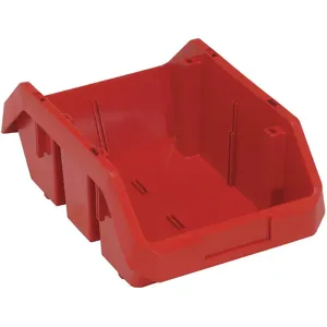 QUANTUM STORAGE SYSTEMS QP1285RD Cross-stacking Bin 12-1/2 Inch Length Red | AC6HPX 33Z274