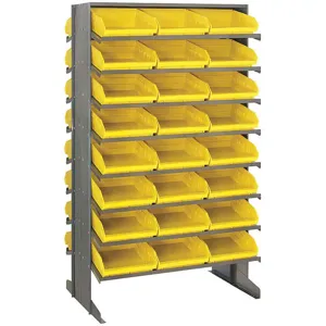 QUANTUM STORAGE SYSTEMS QPRD-109YL Sloped Shelving System 24 Inch D 36 Inch Width | AF3UFG 8D130