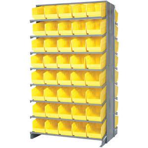 QUANTUM STORAGE SYSTEMS QPRD-202YL Pick Rack 24d x 36w x 60h 80 Bins Yellow | AB7XBE 24K074