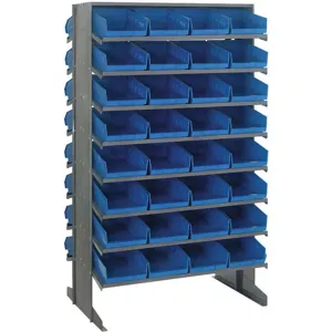 QUANTUM STORAGE SYSTEMS QPRD-207BL Pick Rack 24d x 36w x 60h 64 Blue Bins | AA2EGA 10E995