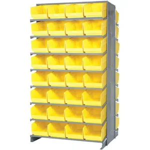 QUANTUM STORAGE SYSTEMS QPRD-207YL Pick Rack 24d x 36w x 60h 64 Yellow Bins | AB7XBF 24K075