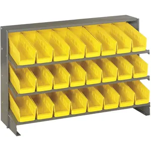 QUANTUM STORAGE SYSTEMS QPRHA-101YL Sloped Shelving System 12 Inch D 36 Inch Width | AF3WDZ 8DMZ4