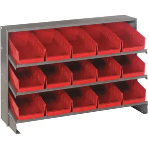 QUANTUM STORAGE SYSTEMS QPRHA-102RD Sloped Shelving System 12 Inch D 36 Inch Width | AF4VXU 9MA05