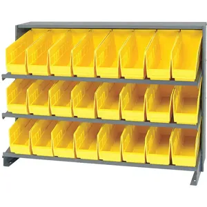 QUANTUM STORAGE SYSTEMS QPRHA-201YL Pick Rack 12d x 36w x 21h 24 Bins Yellow | AB7XAV 24K065